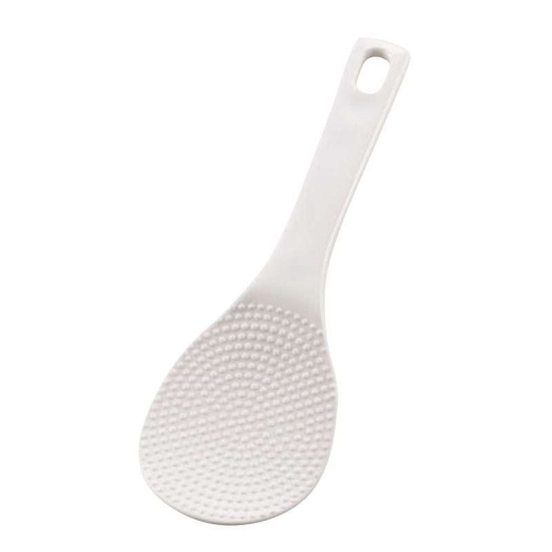調理用品 158AW ポコポコしゃもじ24cm(白)ヘッター付 エンテック