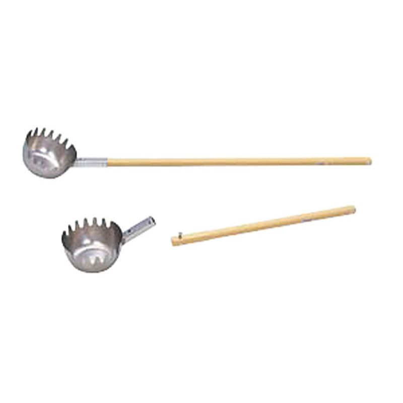 調理器具 抗菌角柄用18-8麺ひしゃく 18cm ハセガワ