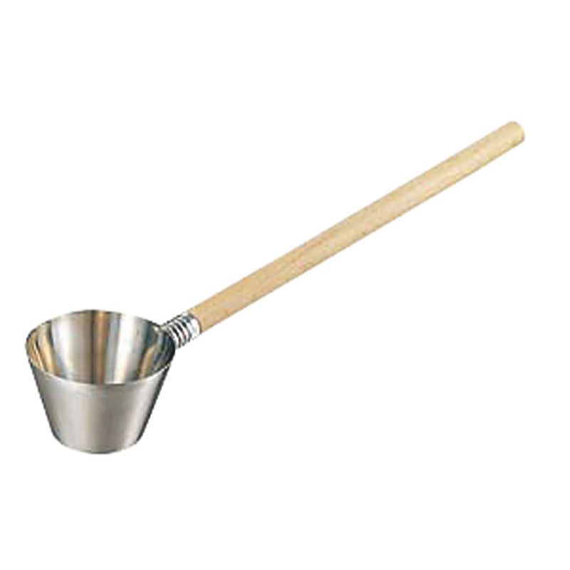 調理器具 柏18-8調理杓子 小(180cc) 猪熊製作所