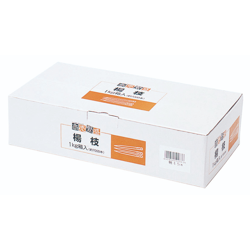食品消耗資材 商売繁盛 楊枝1Kg箱入 65mm 大和物産