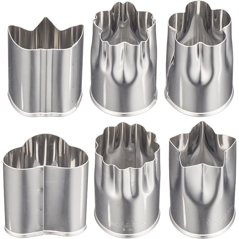 (S) 18-8野菜抜型 6PC 小 No.133 霜鳥製作所