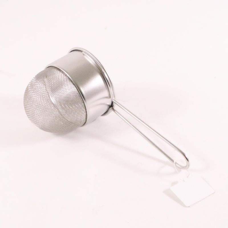 お茶用品 18-8共柄深型茶こし(二重網)