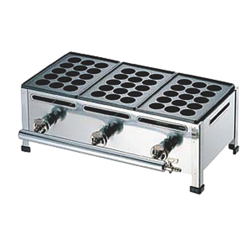 調理機器 たこ焼台 15穴用 3枚掛セット 12・13A