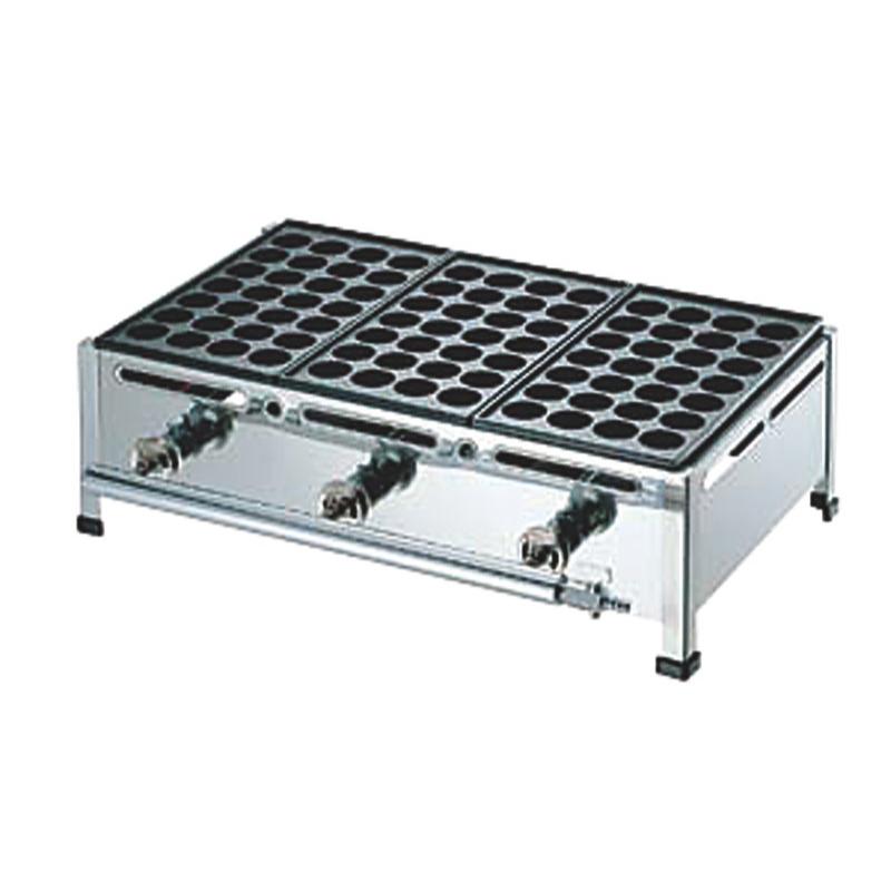 調理機器 たこ焼台 28穴用 2枚掛セット LP
