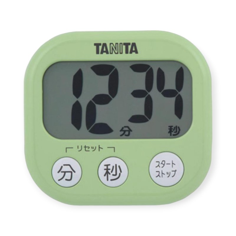 調理道具 タニタ TD-384-GR(ピスタチオグリーン) でか見えタイマー