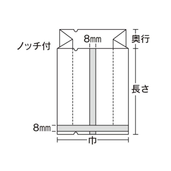 合掌袋 合掌ガゼット袋 GTN(ナイロンタイプ) No.31 福助工業