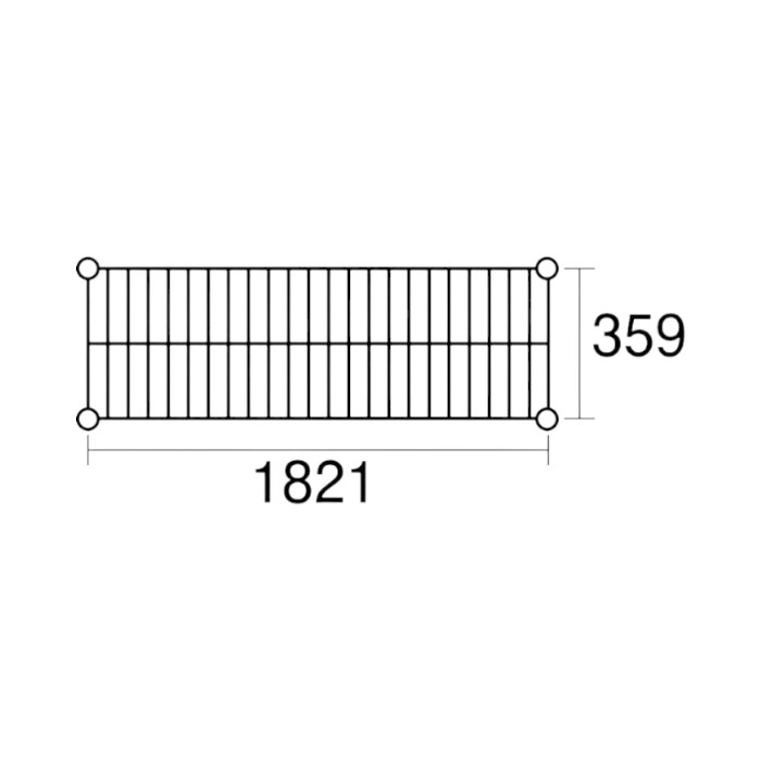 メタルラック ステンレスエレクター SAS1820：PS1900：5段