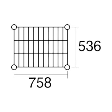 メタルラック ステンレスエレクター 棚 SBS760