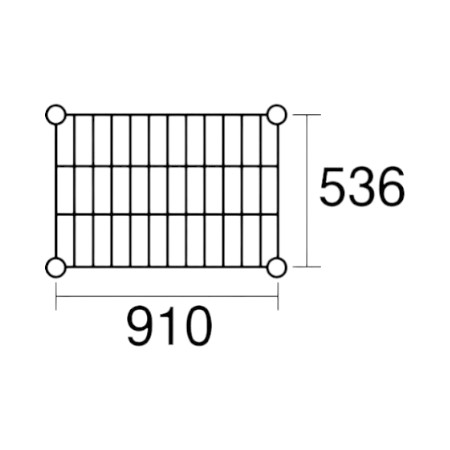 メタルラック ステンレスエレクター SBS910：PS1900：4段