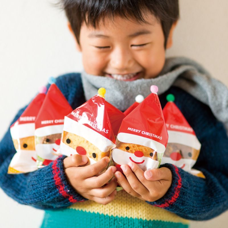 テープ無 OPP袋 ミニサンタスイーツパック クリア-3(100枚) ヘッズ