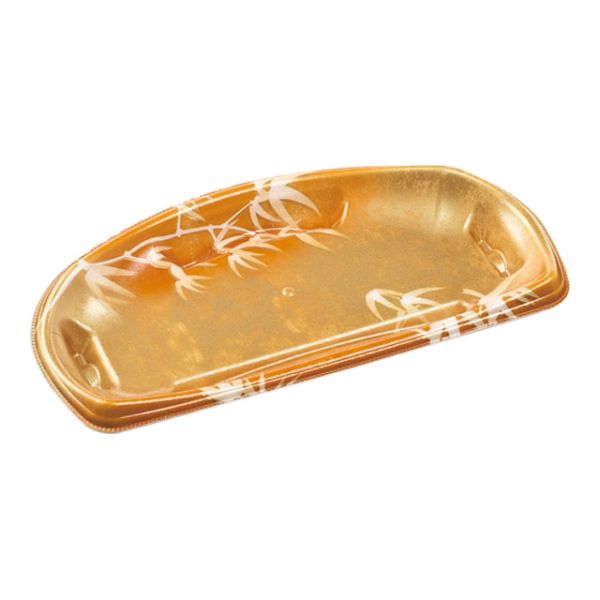 半月皿25-13 本体 和歌オレンジ