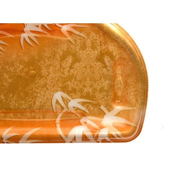 刺身・鮮魚容器 エフピコ 半月皿20-12 本体 和歌オレンジ