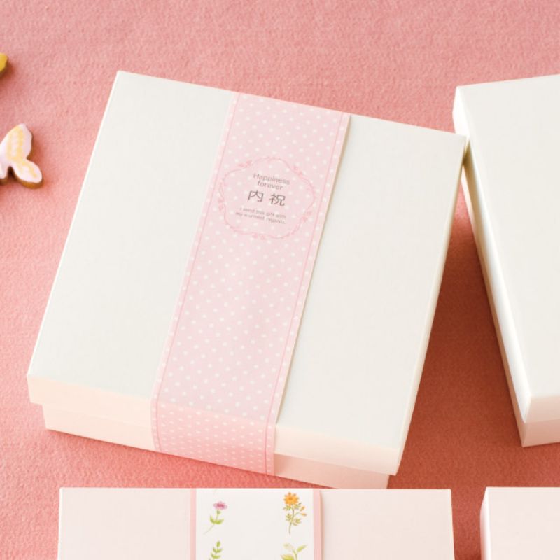 ギフト箱 無地ホワイトギフトBOX-M(10枚) ヘッズ