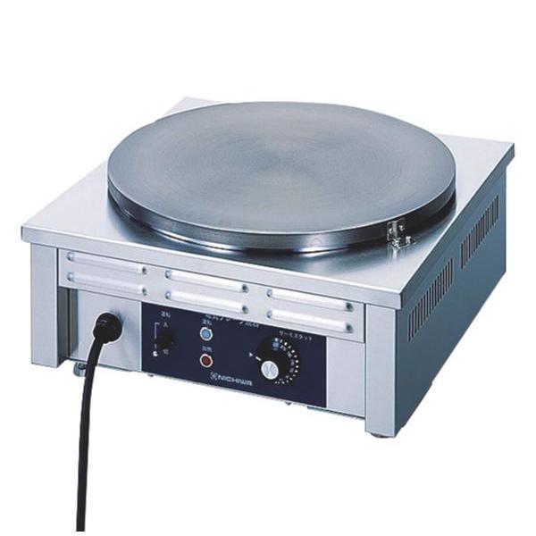 製菓・製パン用機械 電気 クレープ焼器 CM-410HW φ410x2
