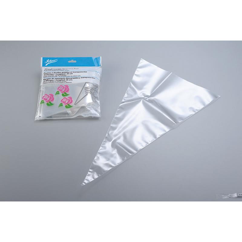 製菓・製パン用品 Ateco 使い捨て絞袋 18インチ(10枚入) クリアー ＃468