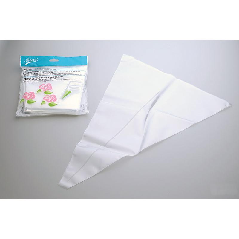 製菓・製パン用品 Ateco 2色クリーム絞袋 18インチ(10枚入) ソフト ＃465
