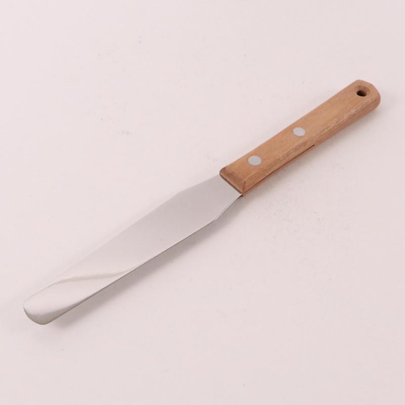 製菓・製パン用品 木柄スパチュラ 5インチ(バターヘラ)