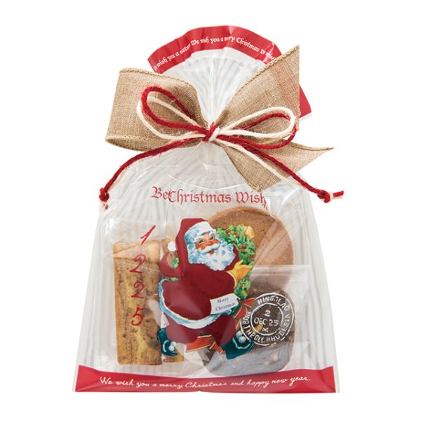 袋 クリスマスアンティークサンタ OPPギフトバッグ-4(50枚) ヘッズ