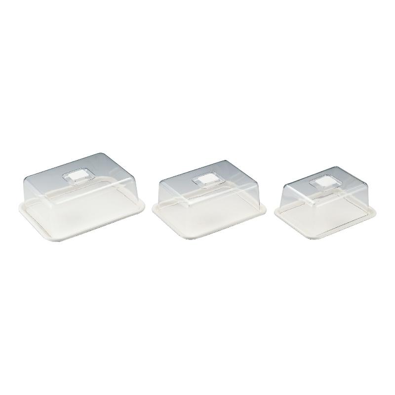 製菓・製パン用品 MT-1103 クリアラブリーハット 角 特大 レッド