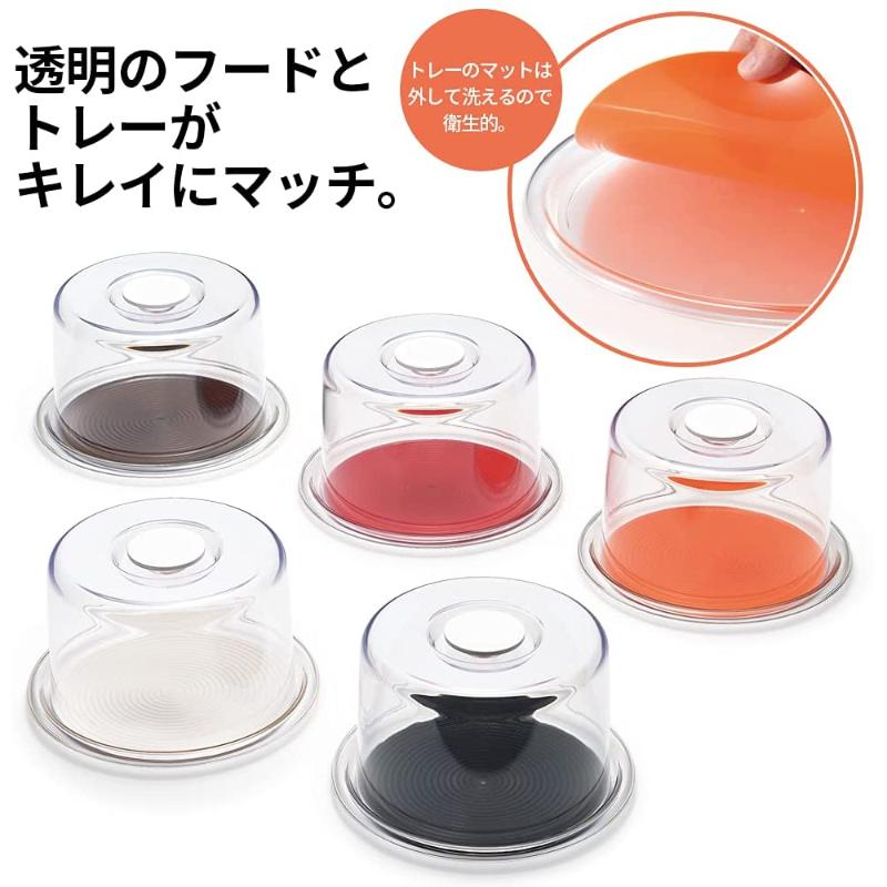 製菓・製パン用品 MT-1173 クリアラブリーハット 中 レッド