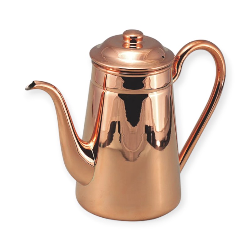 喫茶用品 銅 無地コーヒーポット＃13 1500cc