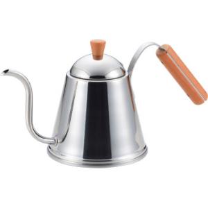 喫茶用品 18-8カフェタイム木柄ドリップポット