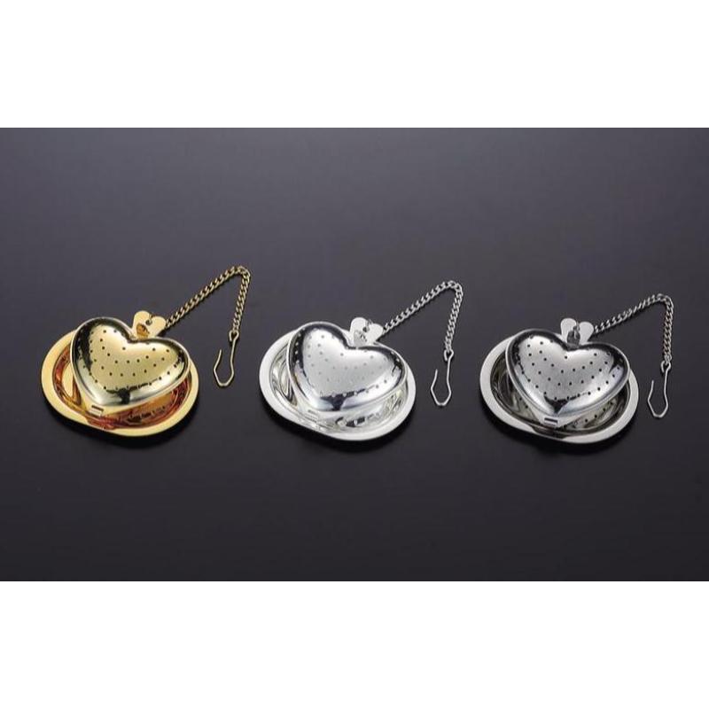 喫茶用品 ティーストレーナー ハート ゴールド