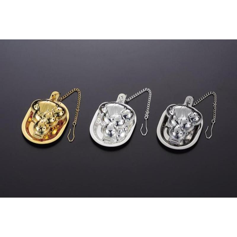 喫茶用品 ティーストレーナー グレープ シルバー