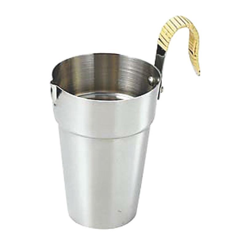 飲食店備品 18-8酒タンポ 籐巻 3合