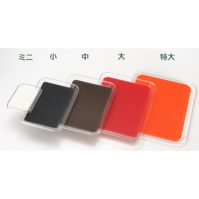 サービス用品 MT-1033 クリアマジックトレー角 小 レッド
