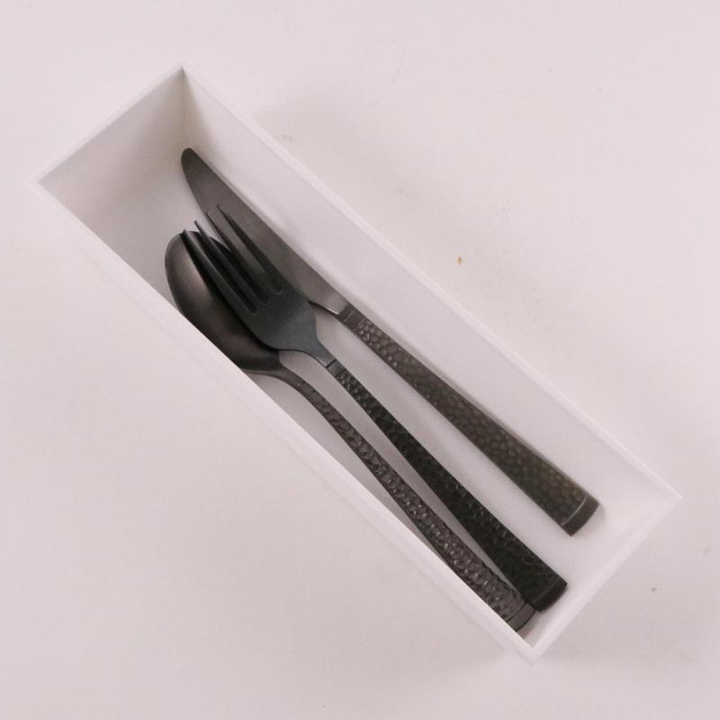 飲食店備品 カトラリーケース L マットホワイト