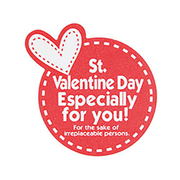 SV-19S バレンタインデイシール：ステッチ(100枚) ヘッズ