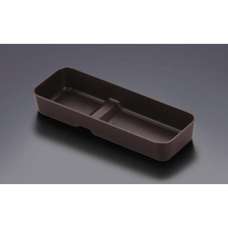 飲食店備品 ABS樹脂 カトラリーBOX ブラウン No.33700001
