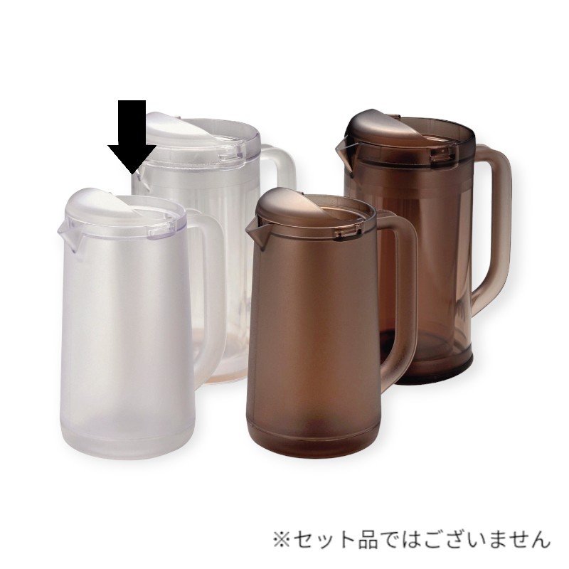 フロア用品 BK ポリカーボ ノンウェットピッチャーBタイプ クリア 1.2L