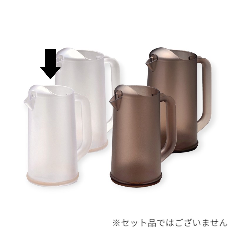 フロア用品 ポリカーボ BKワンボディーピッチャー 1.3L クリア