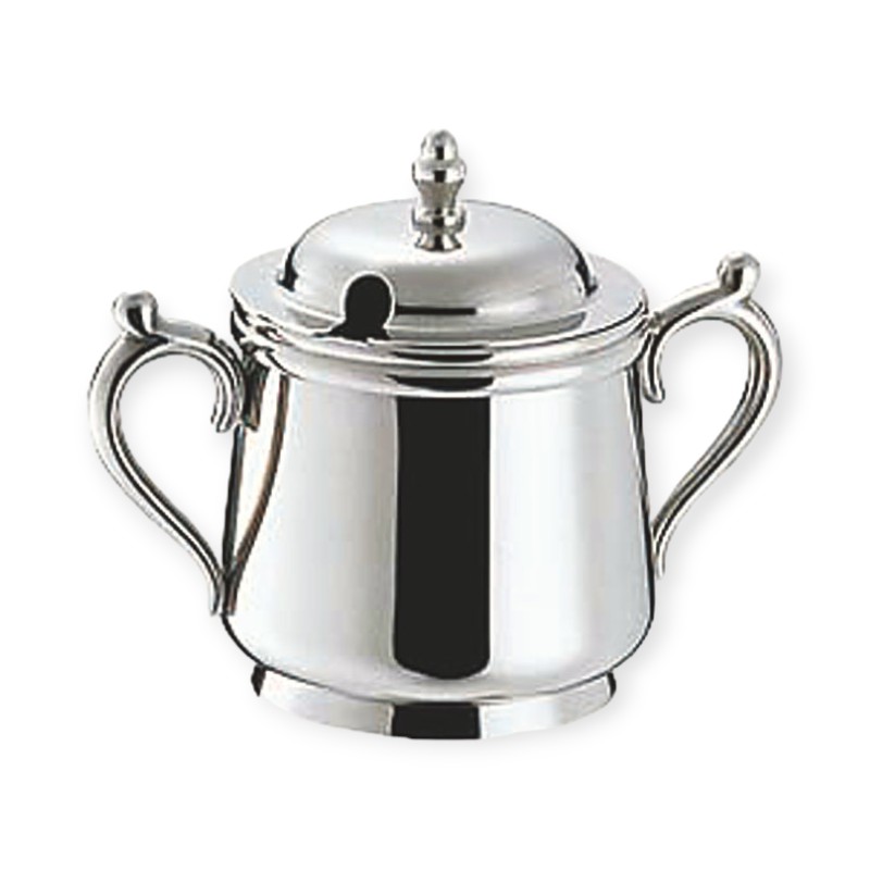 コーヒー・お茶用品 SW 18-8B渕シュガーポット 5人用 300cc