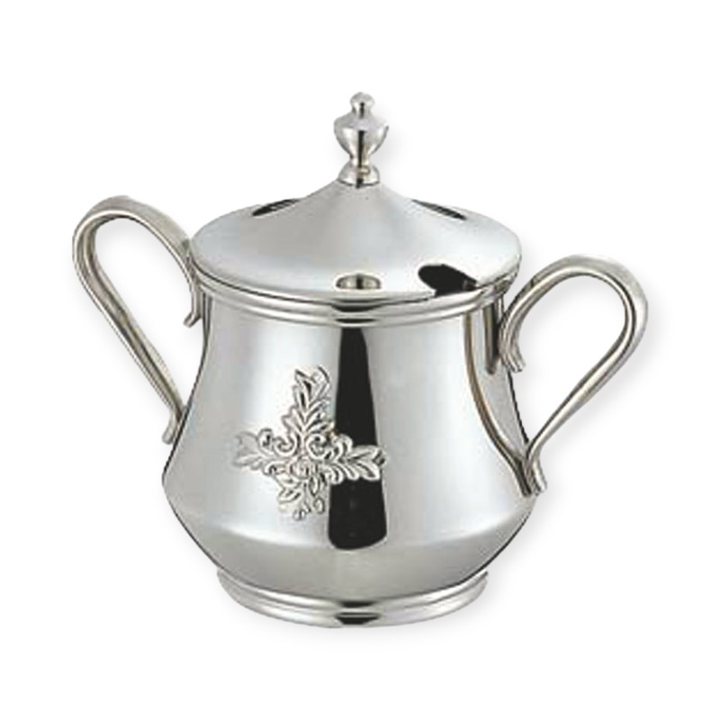 コーヒー・お茶用品 ES 18-8ダイヤローズシュガーポット 5人用 230cc