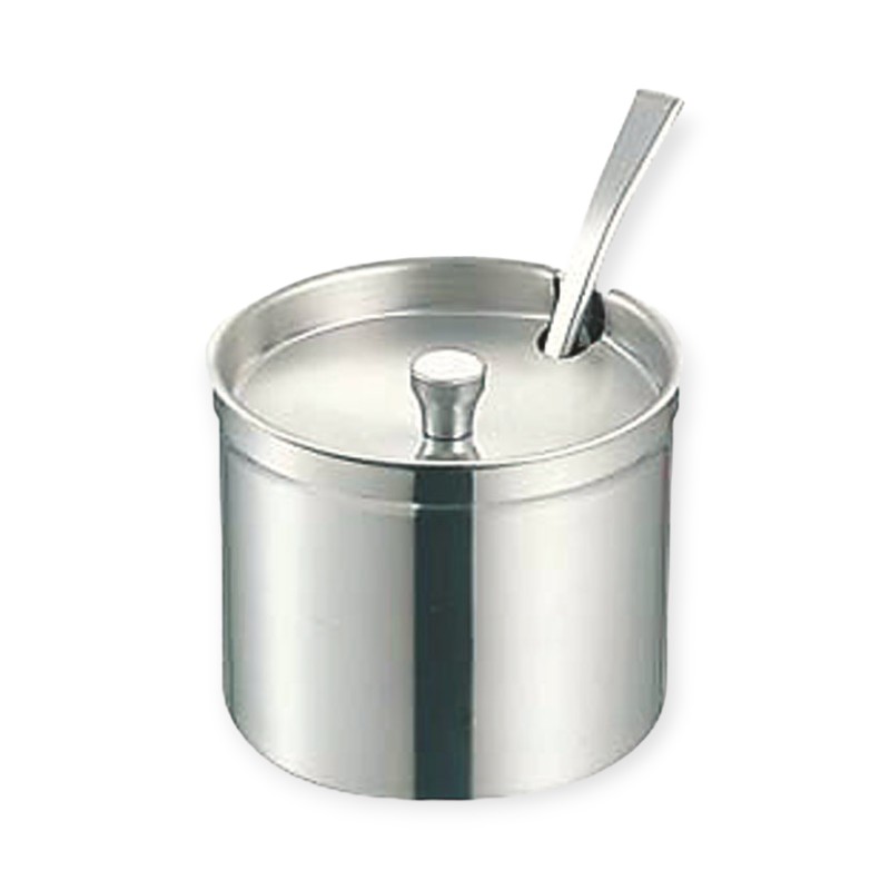 コーヒー・お茶用品 MS 18-8シュガーポット レードル無 280ml MR-274