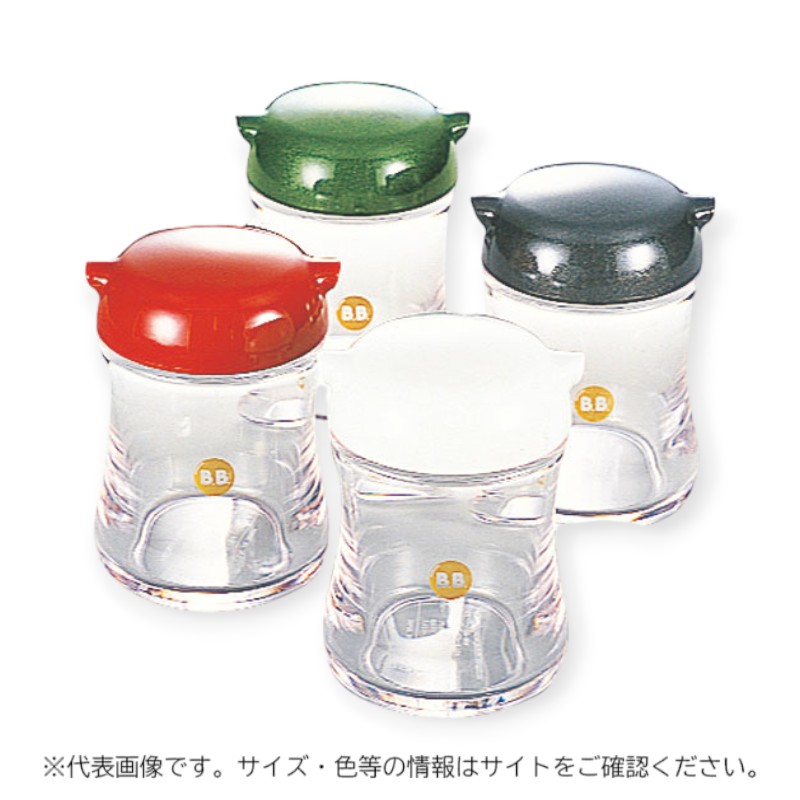 卓上用品 BB調味料入 B-5412R 楊枝入れ 赤 80cc
