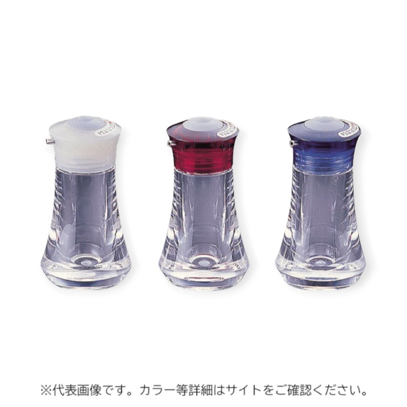 調味料入れ PU-2(M) クリアブルー プッシュワン しょう油差し