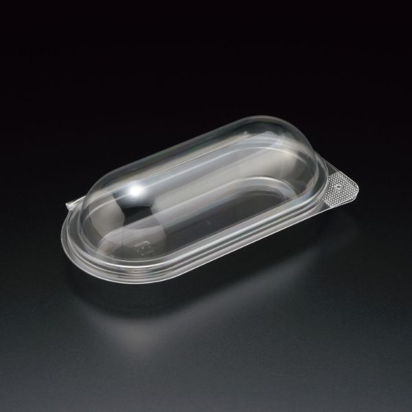 軽食容器 ユニコン 小判203 透明 スミ