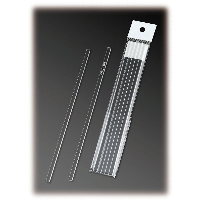 バー用品 シンビ M-50-1 アクリル角型マドラー5本セット