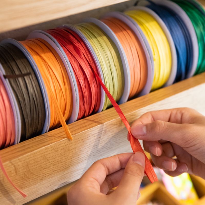 リボン ペーパーラフィア(ピンク)(1巻) ヘッズ