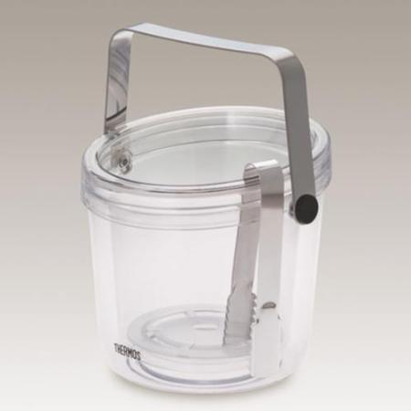 バー用品 サーモス 二重アイスペール TPE-1300 クリアー 1.3L