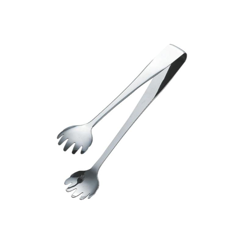 バー用品 TK 18-0厚手爪型アイストング 大