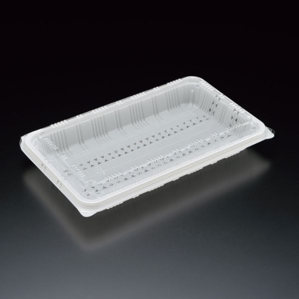 軽食容器 ユニコン LS-36 Wマル スミ