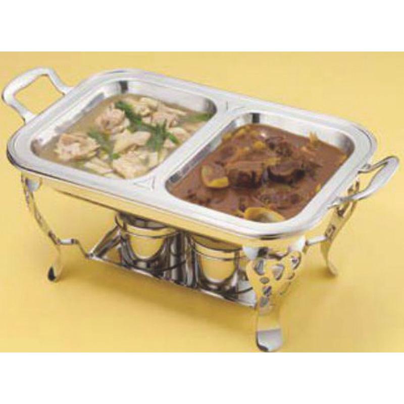 バンケット用品 スタッキング 角チューフィング ダブル 16インチ