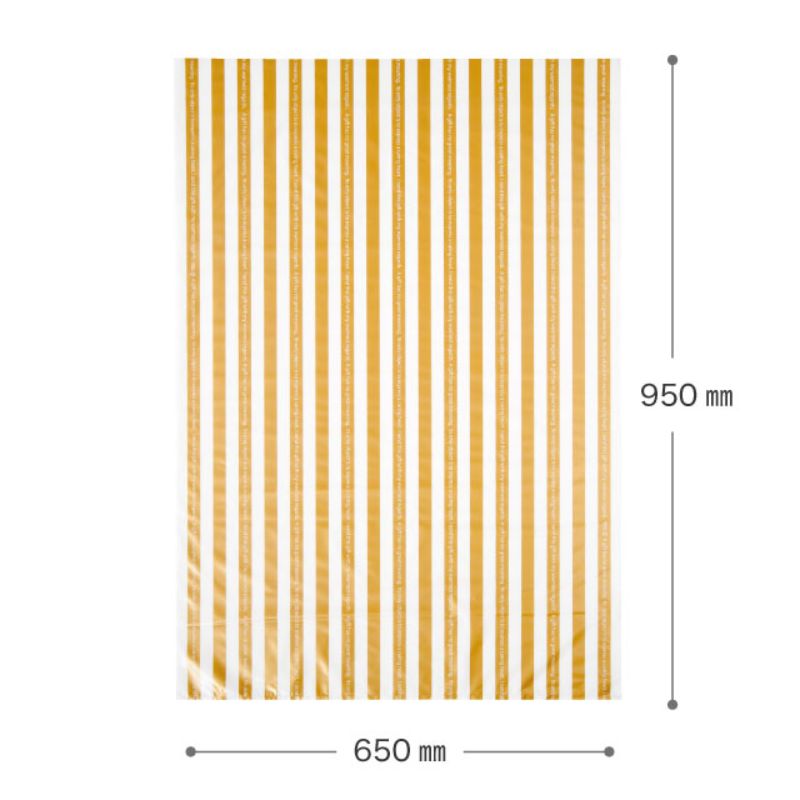 袋 ゴールドストライプギフトバッグ-LL(20枚) ヘッズ