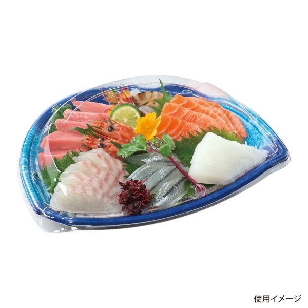 寿司容器 舞皿-40(V1) 本体 風雅青 エフピコ