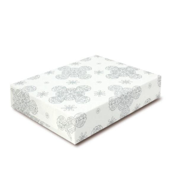 ラッピング ベルベ 235 包装紙 王様(銀) 半切